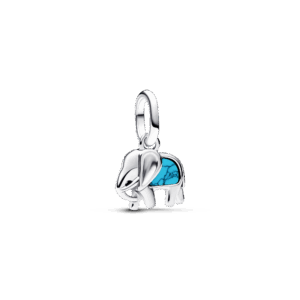 Pandora Turquoise-coloured Elephant Mini Dangle Charm