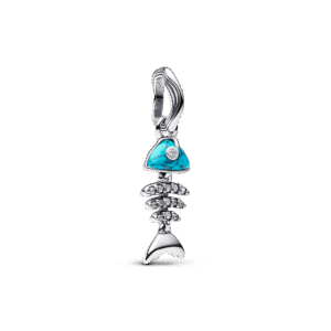 Pandora Turquoise-coloured Fishbone Dangle Charm