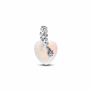 Pandora Shooting Star & Heart Dangle Charm