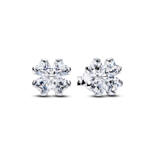 Pandora Sparkling Lucky Clover Stud Earrings