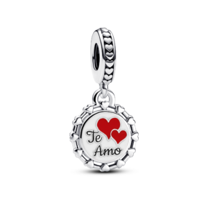 Pandora Te Amo Engravable Dangle Charm
